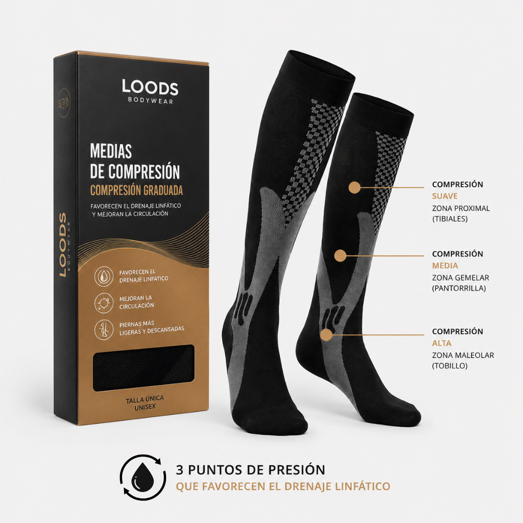 MediaFit™ – Medias de Compresión 3D Gradual