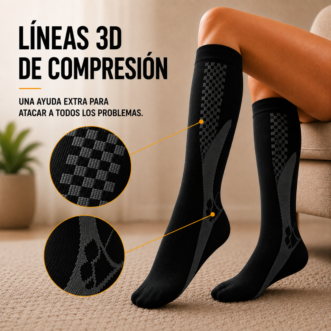 MediaFit™ – Medias de Compresión 3D Gradual